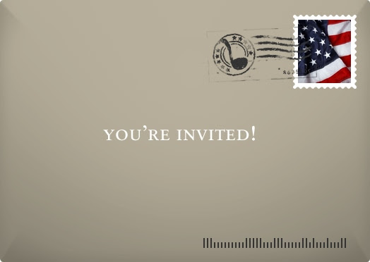 Official Event Invitation Envelope